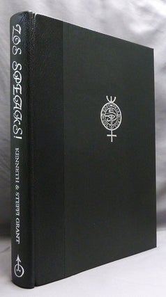 Zos Speaks! Encounters with Austin Osman Spare.