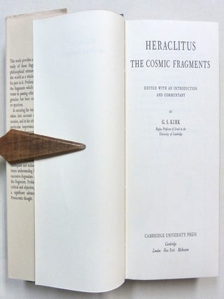 Heraclitus. The Cosmic Fragments. A Critical Study.