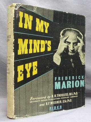 Item #74285 In My Mind's Eye. Spiritualism, R. H. Thouless, B P. Wiesner