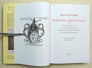 Key to the Latin of Dr. John Dee's Spiritual Diaries (1583 - 1608).