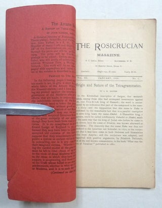 The Rosicrucian Brotherhood Quarterly. Vol. III. No. 1. January, 1909.