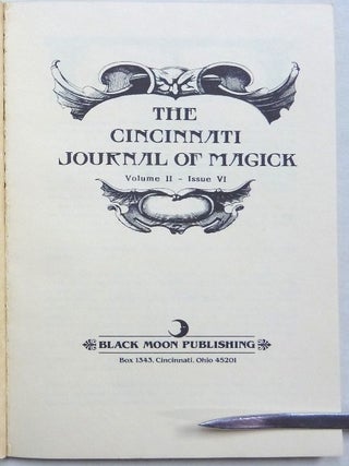 Cincinnati Journal of Magick Volume II - Issue VI.