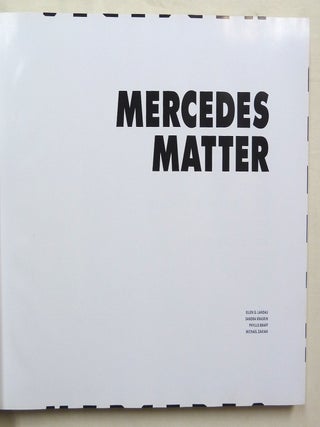 Mercedes Matter.