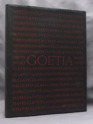Item #74501 The Book of the Goetia of Solomon the King; Translated into English Tongue by a Dead...