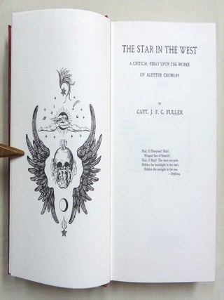 The Star in the West. A Critical Essay Upon the Works of Aleister Crowley.