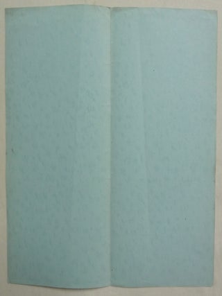 THE WRAPPERS ONLY OF A TEST PRINTING of Aleister Crowley ... The Last Ritual. Read From His Own Works, According To His Wish, on December 5th, 1947, at Brighton.