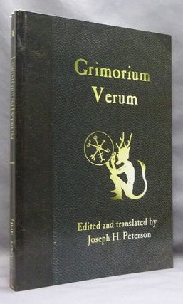 Item #74799 Grimorium Verum. A Handbook of Black Magic. Joseph H. - Edited and PETERSON