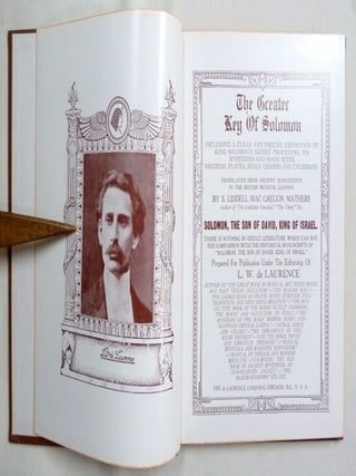 The Greater Key of Solomon; Including a Clear and Precise Exposition of King Solomon's Secret Procedure, its Mysteries and Magic Rites. Original Plates, Charms and Talismans. Translated from Ancient Manuscripts in the British Museum, London.