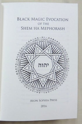 Black Magic Evocation of the Shem Ha Mephorash.